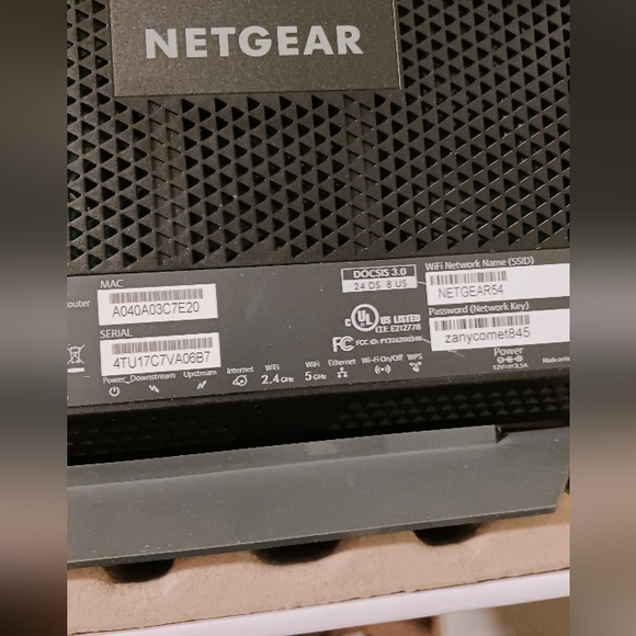 NETGEAR Nighthawk Black WiFi Cable Modem Router New Open Box - Picture 6 of 13